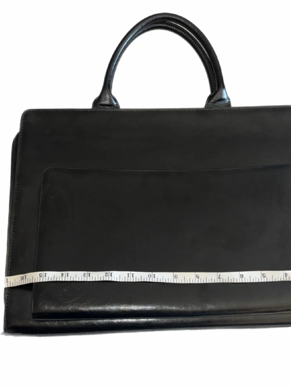 Bostanten Carol Women's Black Leather Briefcase — Capable